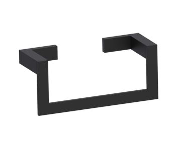 Rectangular anneau porte-serviette MUNICH 288464 noir mat