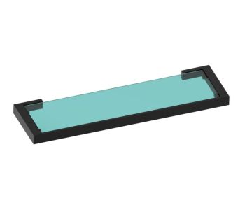 tablette en verre MUNICH 288671 noir mat
