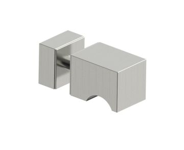 poignée simple pour porte de douche MUNICH 2887501 nickel brossé