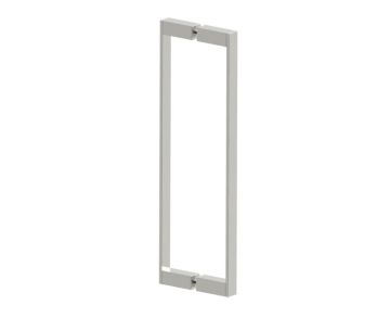 poignée double pour porte de douche 18 po MUNICH 2887818 nickel poli