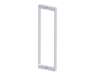poignée double pour porte de douche 18 po MUNICH 2887818 chrome poli