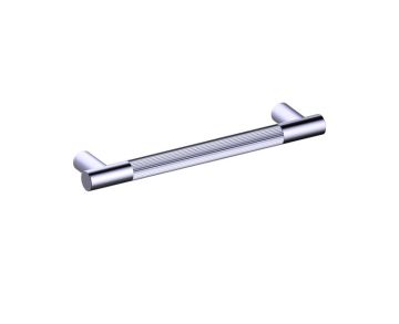 12 po poignée d'électroménager moleté droit 310912 chrome poli
