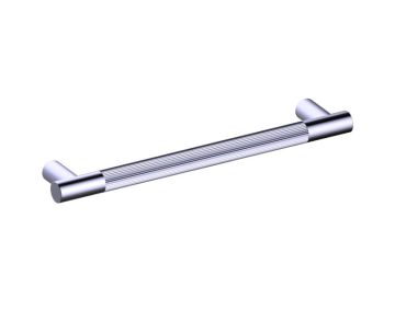 18 po poignée d'électroménager moleté droit 310918 chrome poli