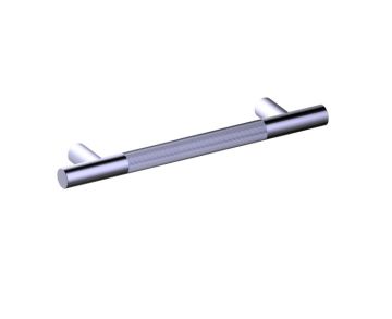 barre d'appui 12 po moleté droit 3109212 chrome poli