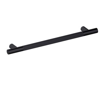 barre d'appui 24 po moleté droit 3109224 noir mat