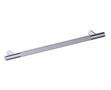 barre d'appui 32 po moleté droit 3109232 nickel brossé