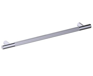 barre d'appui 42 po moleté droit 3109242 nickel brossé