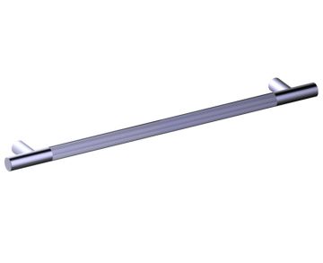 barre d'appui 42 po moleté droit 3109242 chrome poli