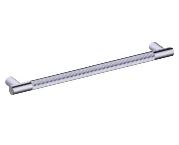 30 po poignée d'électroménager moleté droit 310930 nickel brossé