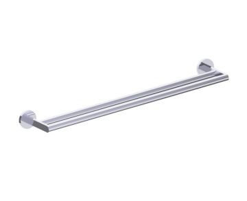barre à serviette double 24 po FRANKFURT 313242 chrome poli