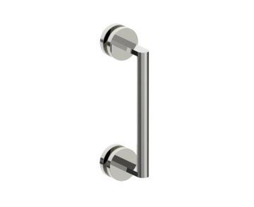 8 po poignée simple pour porte de douche FRANKFURT 3137508 nickel poli