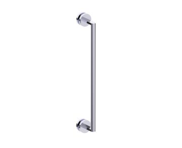 18 po poignée simple pour porte de douche FRANKFURT 3137518 chrome poli