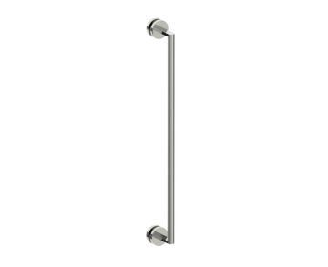 24 po poignée simple pour porte de douche FRANKFURT 3137524 nickel poli