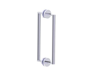 poignée double pour porte de douche 12 po FRANKFURT 3137812 chrome poli