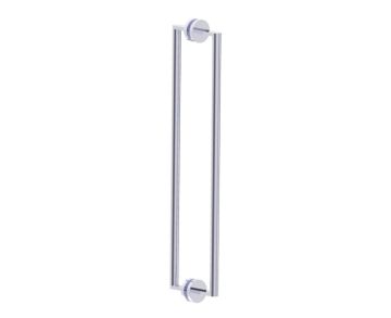 poignée double pour porte de douche 24 po FRANKFURT 3137824 chrome poli