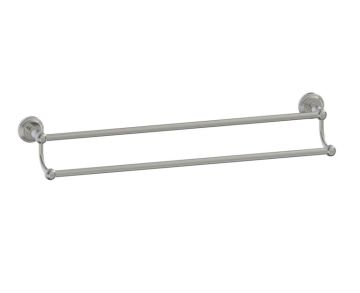 barre à serviette double 24 po FLORENCE 322242 nickel brossé