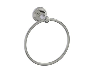 Round anneau porte-serviette FLORENCE 322460 nickel poli