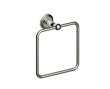 Square anneau porte-serviette FLORENCE 322464 nickel poli
