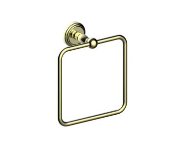Square anneau porte-serviette FLORENCE 322464 laiton poli