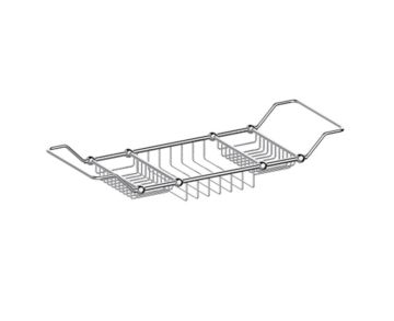 Tub Caddy FLORENCE 322680 nickel brossé