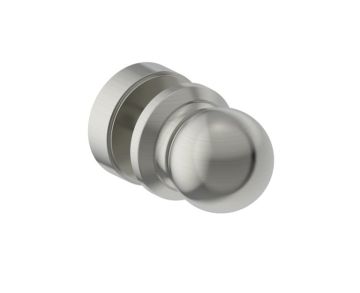 poignée simple pour porte de douche FLORENCE 3227501 nickel brossé