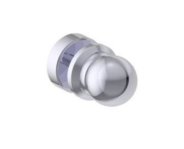poignée simple pour porte de douche FLORENCE 3227501 chrome poli