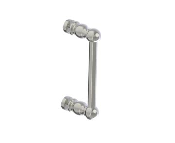 8 po poignée simple pour porte de douche FLORENCE 3227508 nickel poli