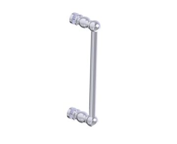 12 po poignée simple pour porte de douche FLORENCE 3227512 chrome poli