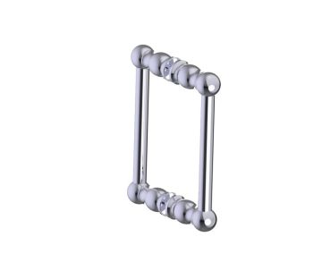 poignée double pour porte de douche 8 po FLORENCE 3227808 chrome poli