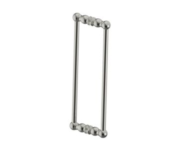 poignée double pour porte de douche 18 po FLORENCE 3227818 nickel poli