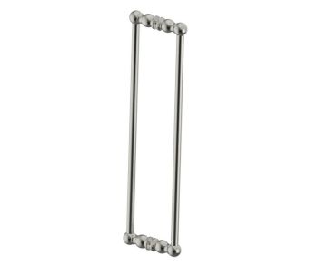 poignée double pour porte de douche 24 po FLORENCE 3227824 nickel poli