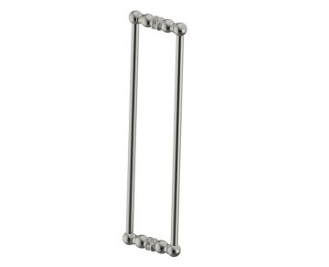 poignée double pour porte de douche 24 po FLORENCE 3227824 nickel brossé