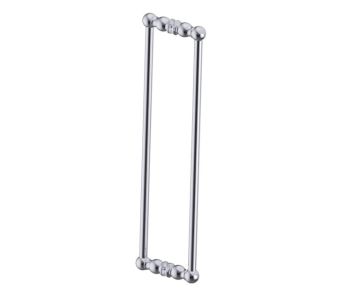 poignée double pour porte de douche 24 po FLORENCE 3227824 chrome poli
