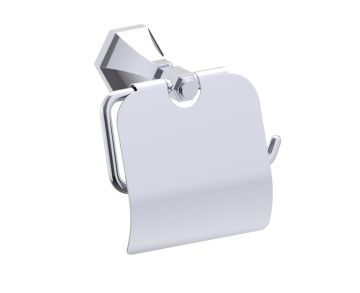Drop porte-papier hygiénique avec couvercle PISA 342153 chrome poli
