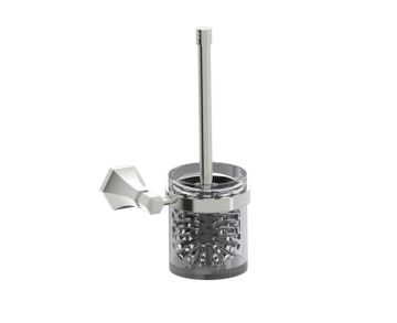 ensemble brosse de toilette PISA 342610 nickel brossé