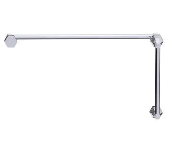 poignée de porte de douche décalée 12 po x 24 po PISA 34271224 chrome poli