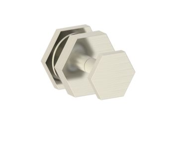 simple Shower Door Knob PISA 3427501 nickel brossé