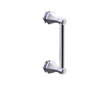 8 po poignée de porte de douche PISA 3427508 chrome poli