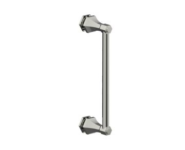 12 po poignée de porte de douche PISA 3427512 nickel poli