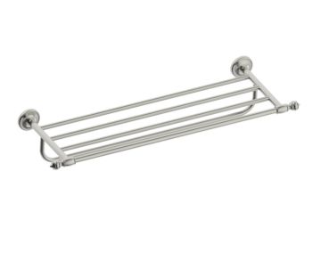 tablette porte-serviettes with 24 po barre à serviette LYON 351442 nickel brossé