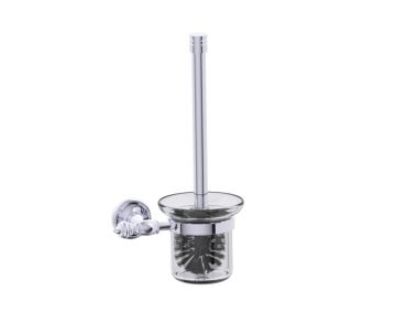ensemble brosse de toilette LYON 351610 chrome poli