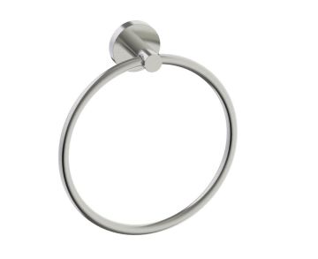 anneau porte-serviette BUILDERS 353460 nickel brossé