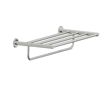 tablette porte-serviettes with Bar 24 po CIRCO 365442 nickel brossé