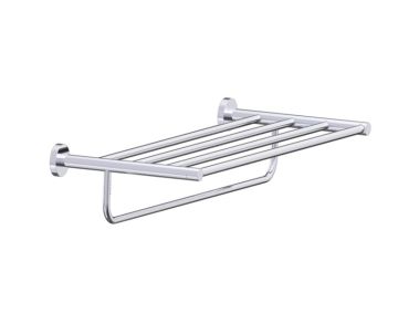 tablette porte-serviettes with Bar 24 po CIRCO 365442 chrome poli