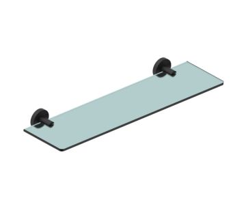 20 po tablette en verre CIRCO 365671 noir mat