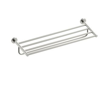 tablette porte-serviettes CIRCO KNURLED 366442 nickel brossé
