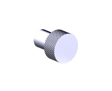 bouton d'armoire CIRCO KNURLED 366700 chrome poli