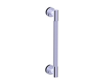 24 po poignée simple pour porte de douche CIRCO KNURLED 3667524 chrome poli