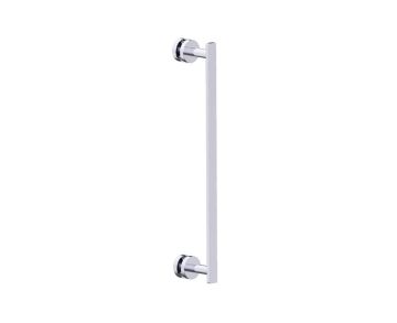 18 po poignée simple pour porte de douche SIENA 3687518 chrome poli