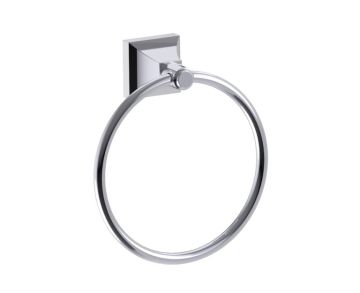 anneau porte-serviette GLASGOW 390460 chrome poli